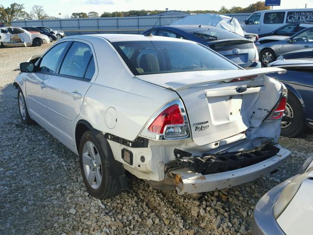 3FAHP07109R193881 - 2009 FORD FUSION SE WHITE photo 3