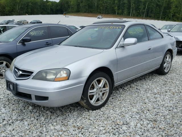 19UYA41673A000118 - 2003 ACURA 3.2CL TYPE SILVER photo 2