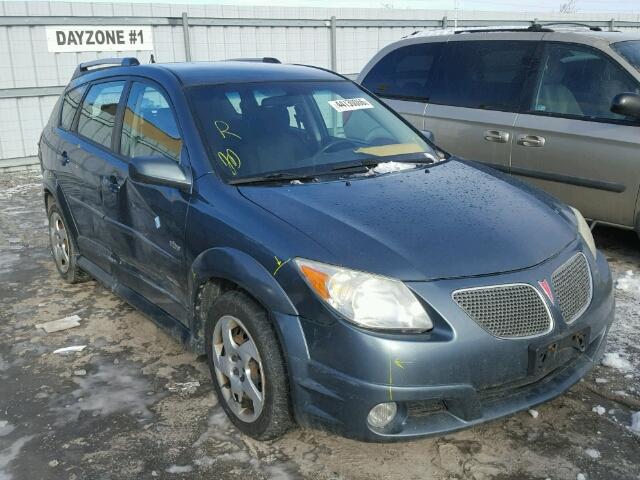 5Y2SL65867Z434141 - 2007 PONTIAC VIBE BLUE photo 1