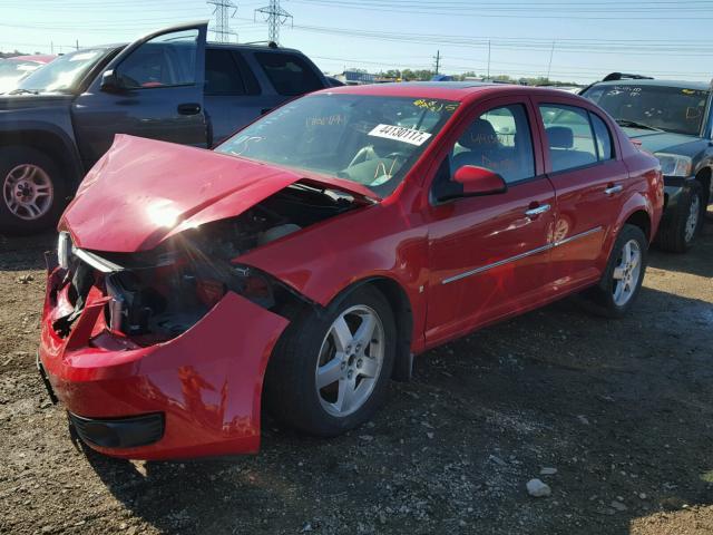 1G1AZ55F277147905 - 2007 CHEVROLET COBALT RED photo 2