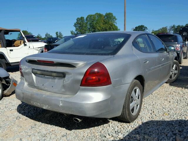 2G2WP552971186802 - 2007 PONTIAC GRAND PRIX SILVER photo 4