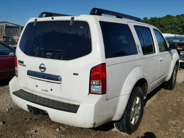 5N1AR1NN9AC603271 - 2010 NISSAN PATHFINDER WHITE photo 4