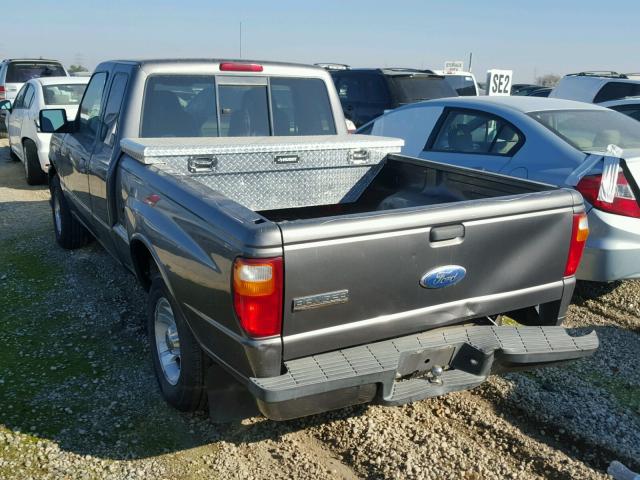 1FTYR14U66PA06784 - 2006 FORD RANGER GRAY photo 3