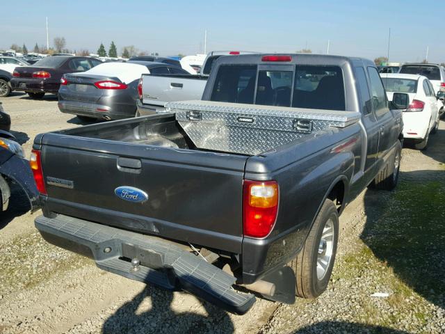 1FTYR14U66PA06784 - 2006 FORD RANGER GRAY photo 4