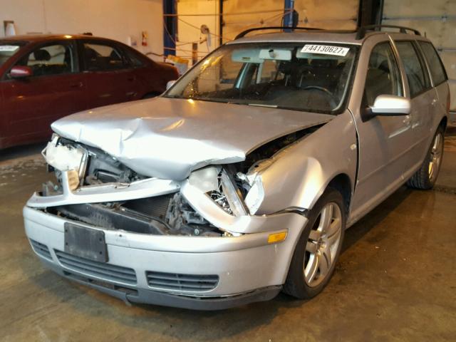 WVWSE61J14W026064 - 2004 VOLKSWAGEN JETTA GLS SILVER photo 2