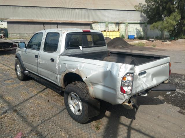 5TEGM92N13Z221708 - 2003 TOYOTA TACOMA SILVER photo 3