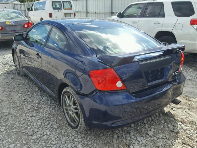 JTKDE177270185537 - 2007 SCION TC BLUE photo 3