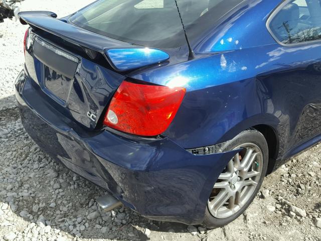 JTKDE177270185537 - 2007 SCION TC BLUE photo 9