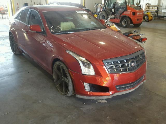 1G6AC5S30D0128358 - 2013 CADILLAC ATS PERFOR RED photo 1