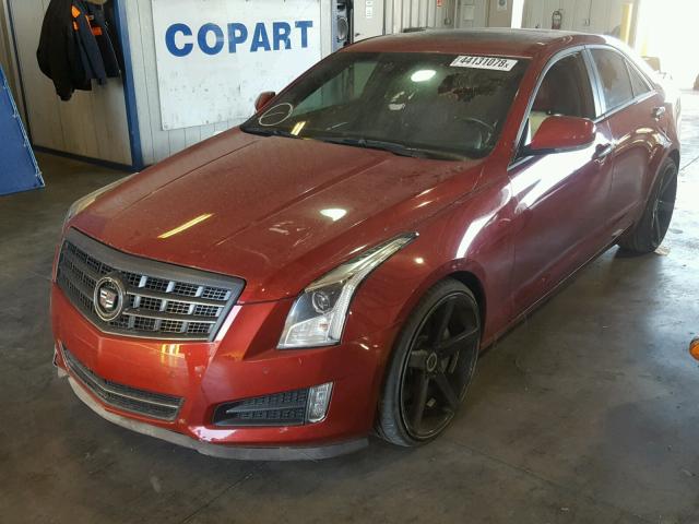 1G6AC5S30D0128358 - 2013 CADILLAC ATS PERFOR RED photo 2