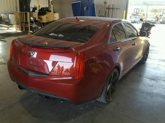 1G6AC5S30D0128358 - 2013 CADILLAC ATS PERFOR RED photo 4