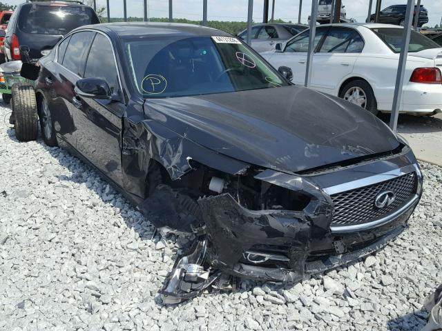 JN1BV7AP0EM678409 - 2014 INFINITI Q50 BASE BLACK photo 1