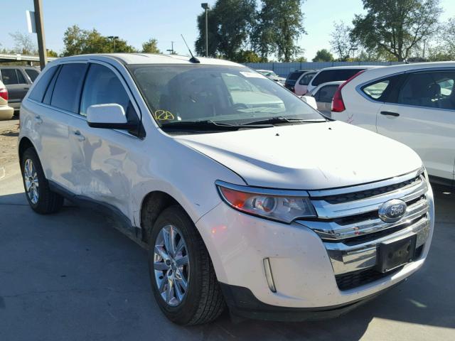 2FMDK3KC8BBA17341 - 2011 FORD EDGE LIMIT WHITE photo 1