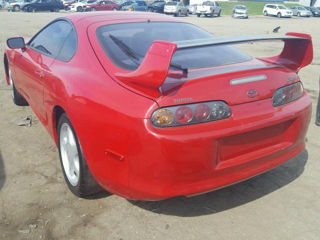 JT2JA81J6R0022386 - 1994 TOYOTA SUPRA SPOR RED photo 3