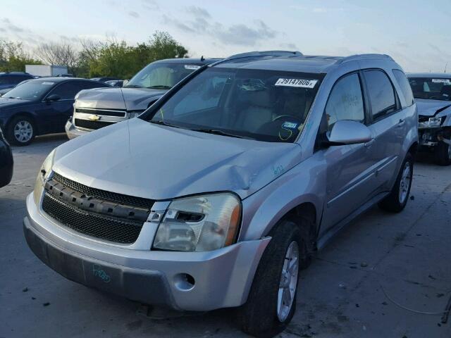 2CNDL73F866106144 - 2006 CHEVROLET EQUINOX LT SILVER photo 2