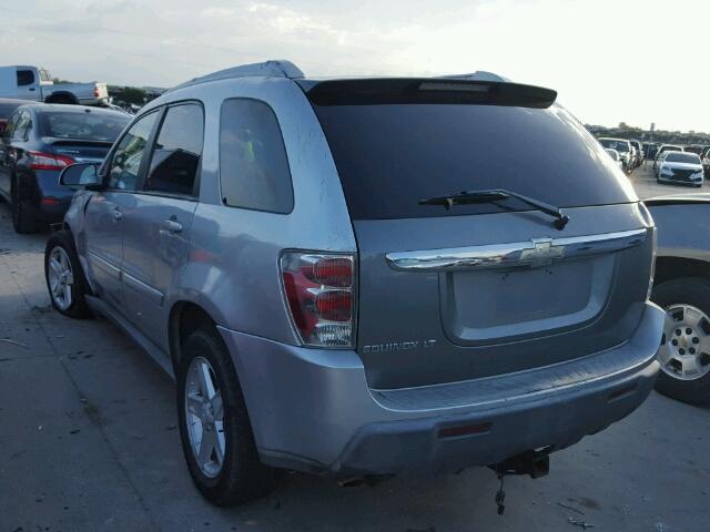 2CNDL73F866106144 - 2006 CHEVROLET EQUINOX LT SILVER photo 3