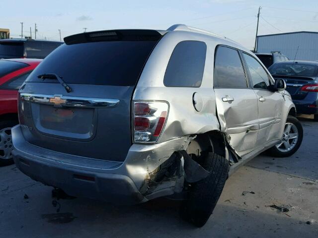 2CNDL73F866106144 - 2006 CHEVROLET EQUINOX LT SILVER photo 4