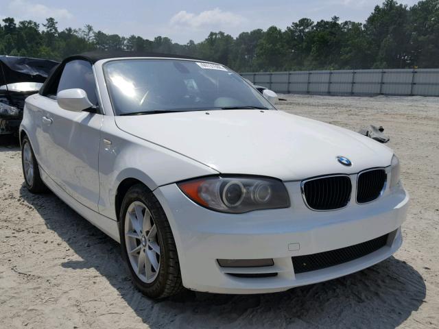 WBAUL7C57BVM80002 - 2011 BMW 128 I WHITE photo 1