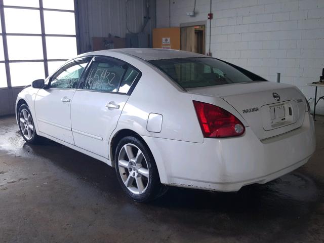 1N4BA41EX5C824896 - 2005 NISSAN MAXIMA SE WHITE photo 3