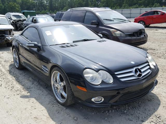 WDBSK71F17F132513 - 2007 MERCEDES-BENZ SL 550 BLACK photo 1