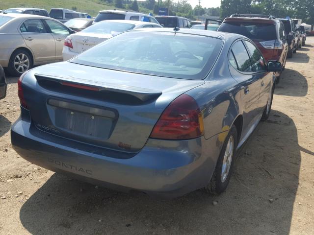 2G2WP552961193876 - 2006 PONTIAC GRAND PRIX TEAL photo 4