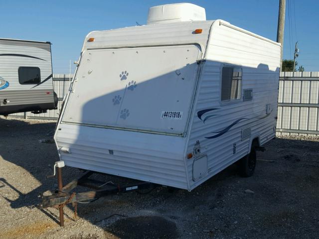 4YDT1701023202993 - 2002 CABA CAMPER WHITE photo 2