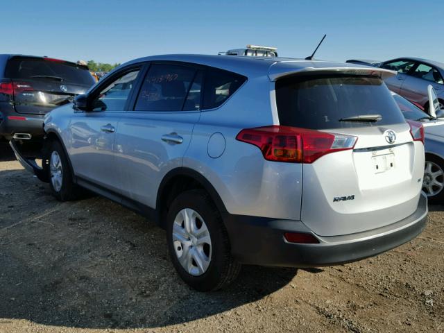 JTMZFREV8FJ059718 - 2015 TOYOTA RAV4 LE Gümüş foto 3