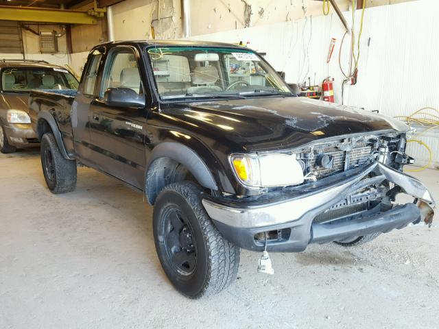 5TEWM72N32Z002411 - 2002 TOYOTA TACOMA BLACK photo 1