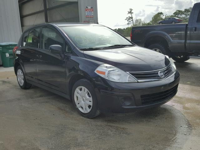 3N1BC1CP2CL371217 - 2012 NISSAN VERSA S BLACK photo 1