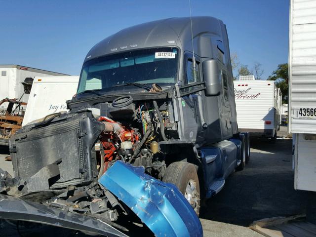 1XKYD49X2EJ399031 - 2014 KENWORTH CONSTRUCTI GRAY photo 2