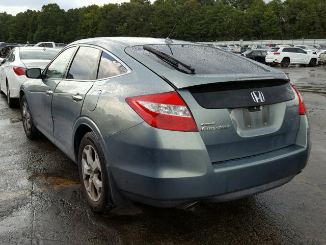 5J6TF1H5XAL016153 - 2010 HONDA ACCORD CRO GREEN photo 3