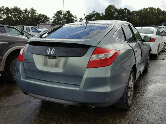 5J6TF1H5XAL016153 - 2010 HONDA ACCORD CRO GREEN photo 4