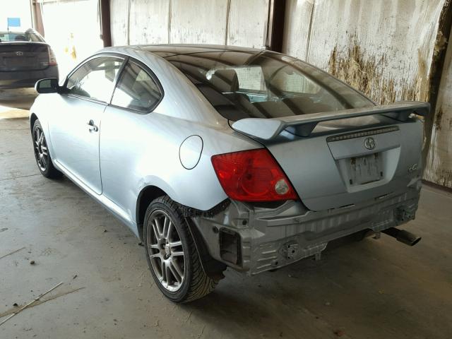 JTKDE177470154192 - 2007 TOYOTA SCION TC BLUE photo 3