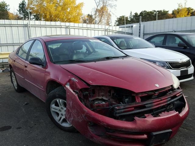 2B3HD56R4XH772485 - 1999 DODGE INTREPID MAROON photo 1