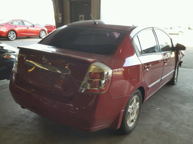 3N1AB6AP0CL779391 - 2012 NISSAN SENTRA 2.0 RED photo 4