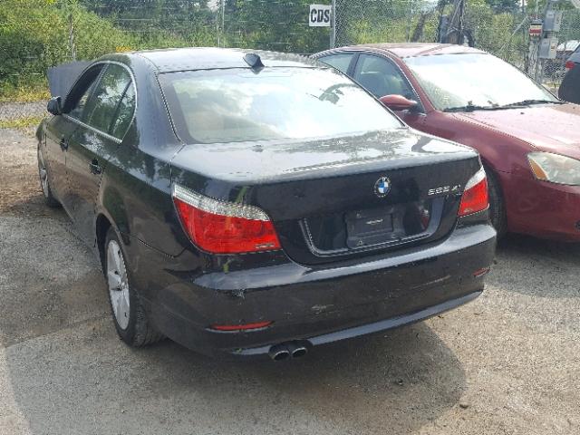 WBANV13598CZ51275 - 2008 BMW 528 XI BLACK photo 3