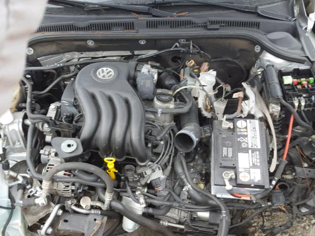 3VW2K7AJ0EM287277 - 2014 VOLKSWAGEN JETTA BASE SILVER photo 7