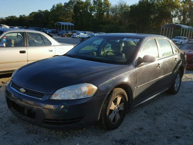 2G1WT57K591317594 - 2009 CHEVROLET IMPALA 1LT GRAY photo 2