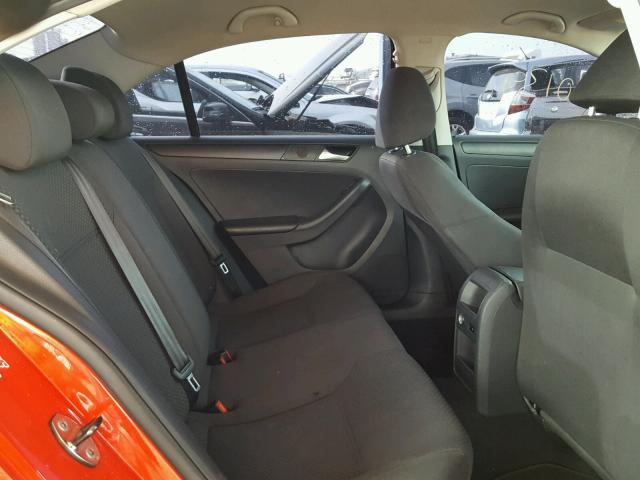 3VW1K7AJ0EM376598 - 2014 VOLKSWAGEN JETTA BASE 红色 照片 6