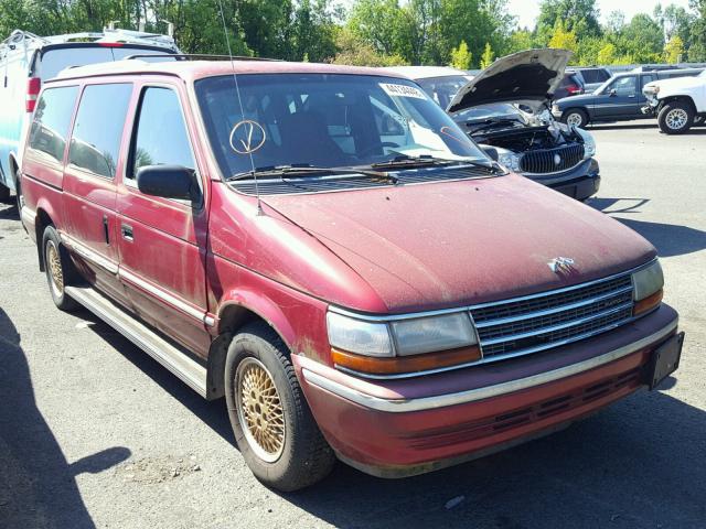 1P4GH44R8PX522380 - 1993 PLYMOUTH GRAND VOYA RED photo 1