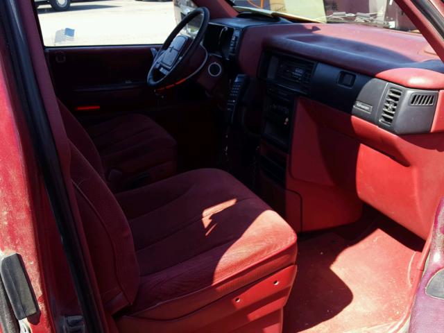 1P4GH44R8PX522380 - 1993 PLYMOUTH GRAND VOYA RED photo 5