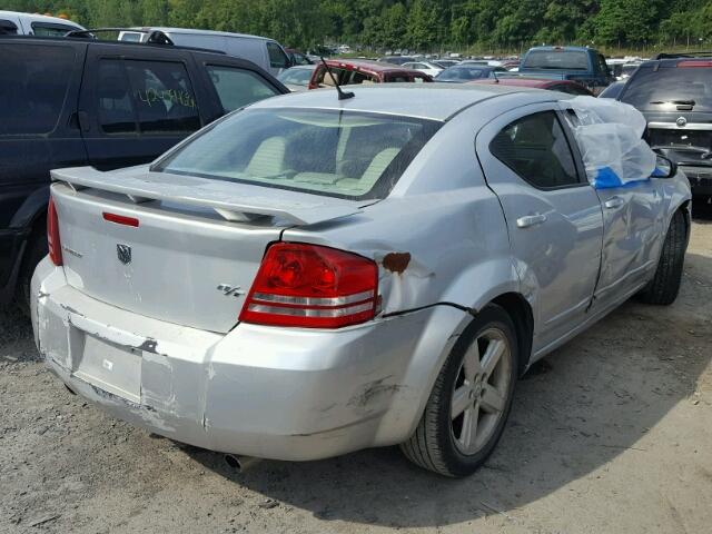 1B3LC76M58N228146 - 2008 DODGE AVENGER R/ GRAY photo 4