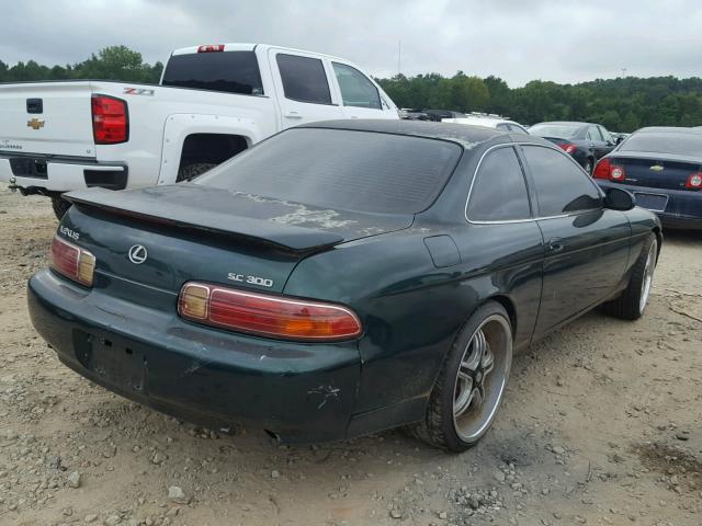 JT8CD32Z4W1002673 - 1998 LEXUS SC 300 GREEN photo 4