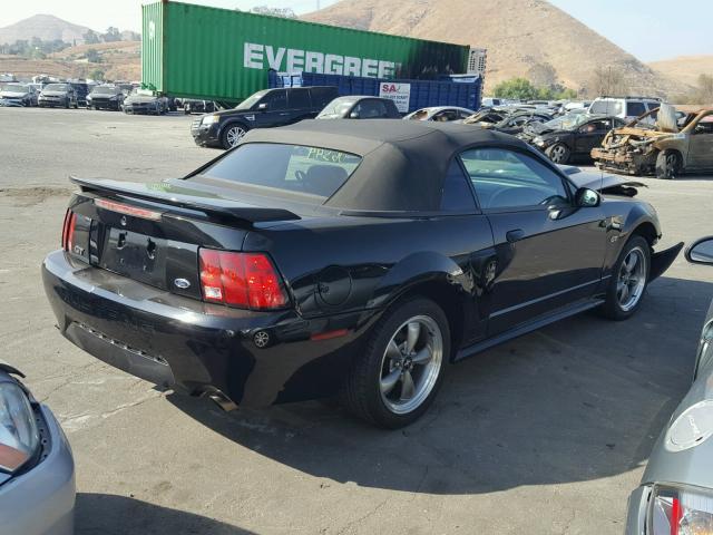 1FAFP45XX3F308299 - 2003 FORD MUSTANG GT BLACK photo 4