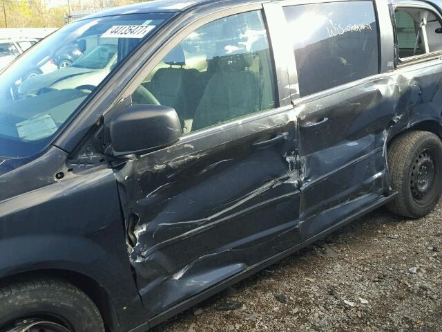 2A8HR44E49R630072 - 2009 CHRYSLER TOWN & COU BLACK photo 9