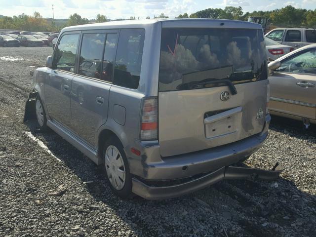 JTLKT324264045125 - 2006 TOYOTA SCION XB Plata foto 3