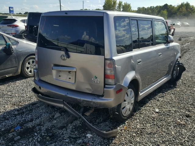 JTLKT324264045125 - 2006 TOYOTA SCION XB Plata foto 4