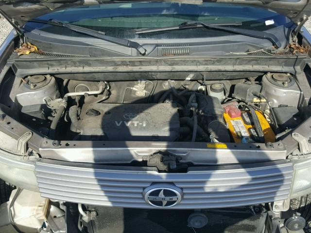 JTLKT324264045125 - 2006 TOYOTA SCION XB Plata foto 7