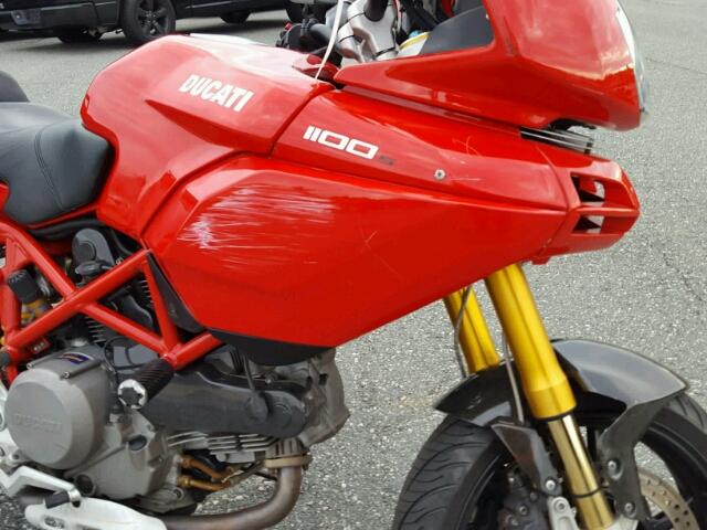 ZDM1VACP28B020789 - 2008 DUCATI MULTISTRAD RED photo 9