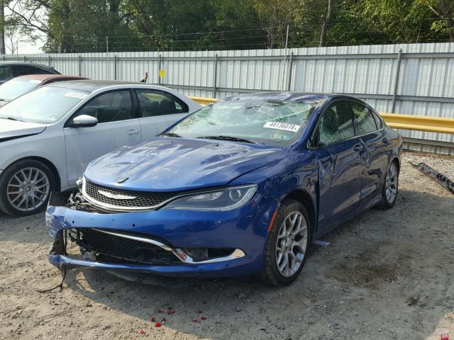 1C3CCCEG8FN523794 - 2015 CHRYSLER 200 C BLUE photo 2